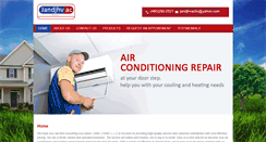 Desktop Screenshot of jandjhvacllc.com